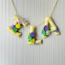 Butterfly Garden Name Bunting/Garland