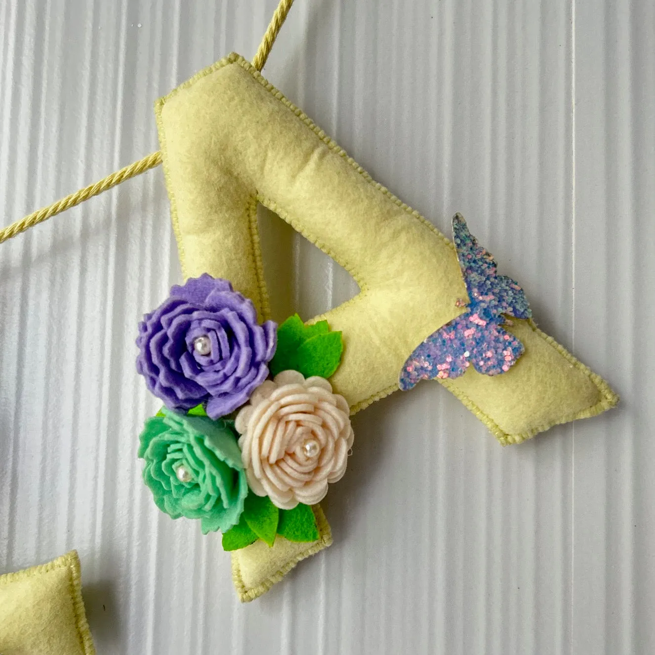 Butterfly Garden Name Bunting/Garland