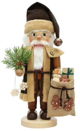 Christian Ulbricht Nutcracker - Santa with Bag - Natural