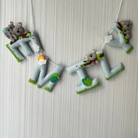 Cuddly Koala Name Bunting/Garland