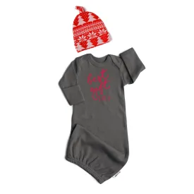 Dark Gray Gown - Best Gift Ever Gender Neutral