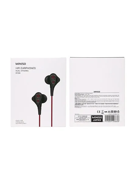 Dual Dynamic HIFI Headphones(Red)