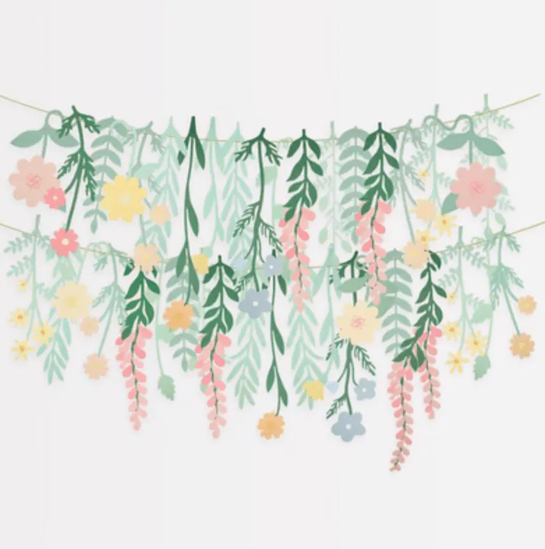 Floral Paper Backdrop