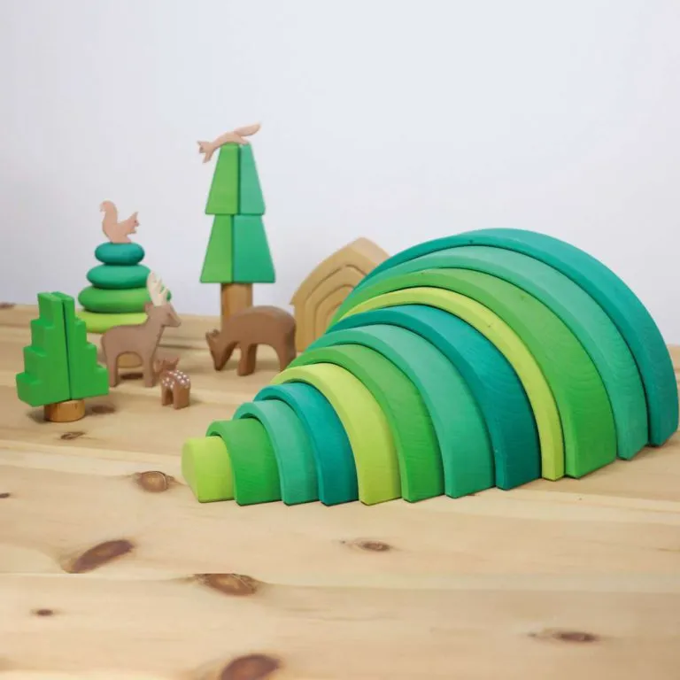 Grimm's Rainbow Large - Forest Green