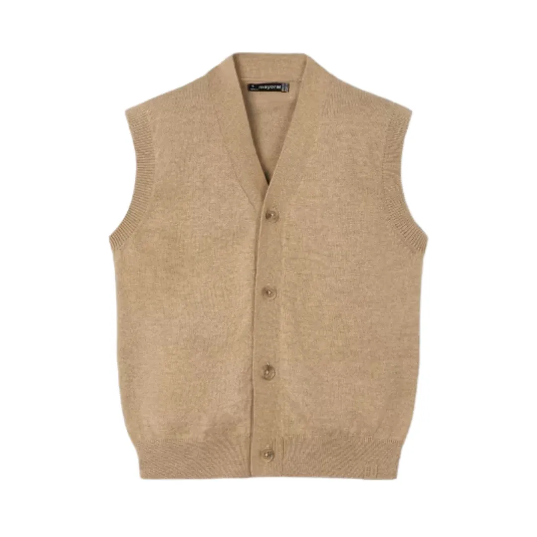 Knit Vest - Toffee by Mayoral - FINAL SALE
