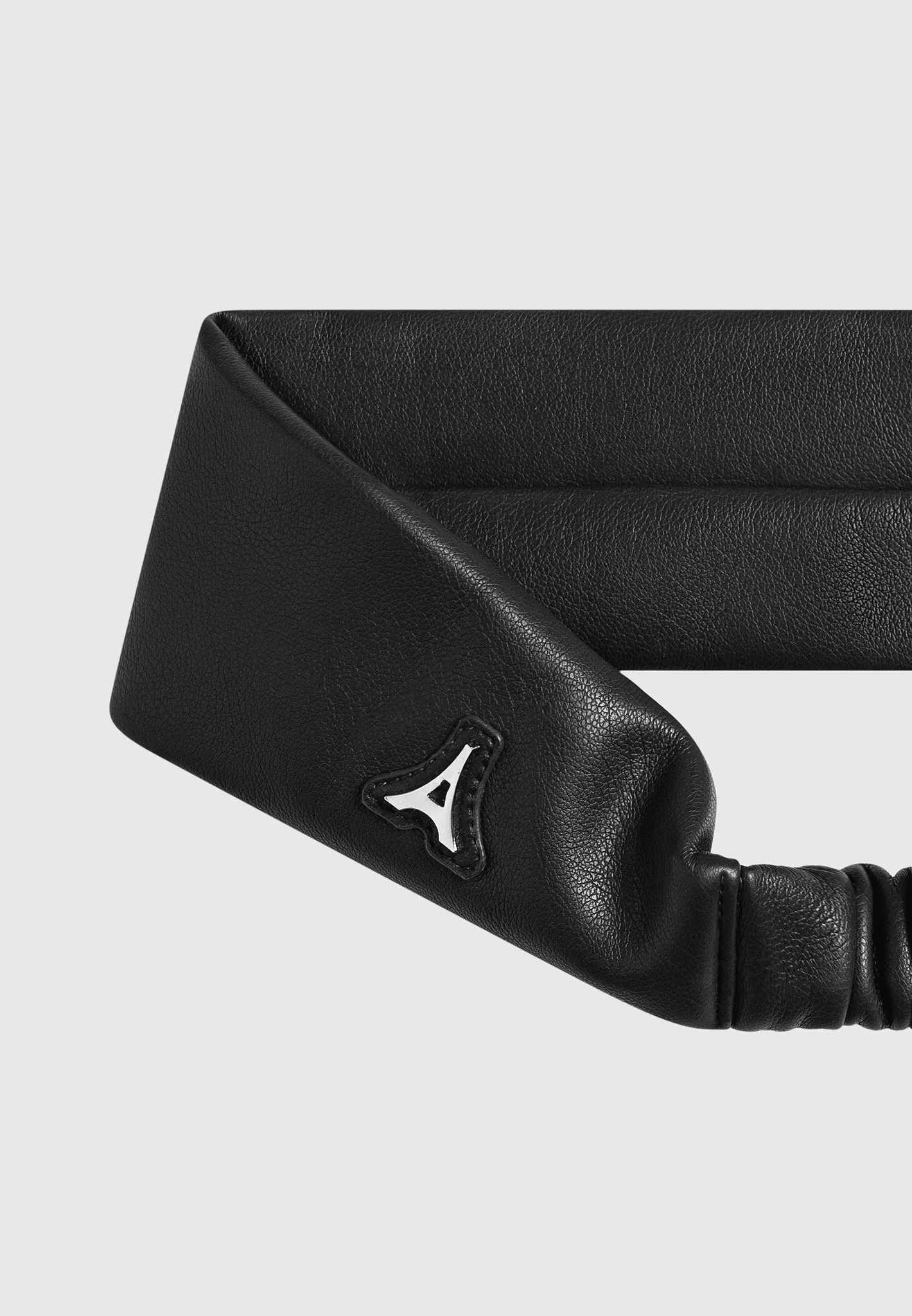 Leather Eiffel Headband - Black
