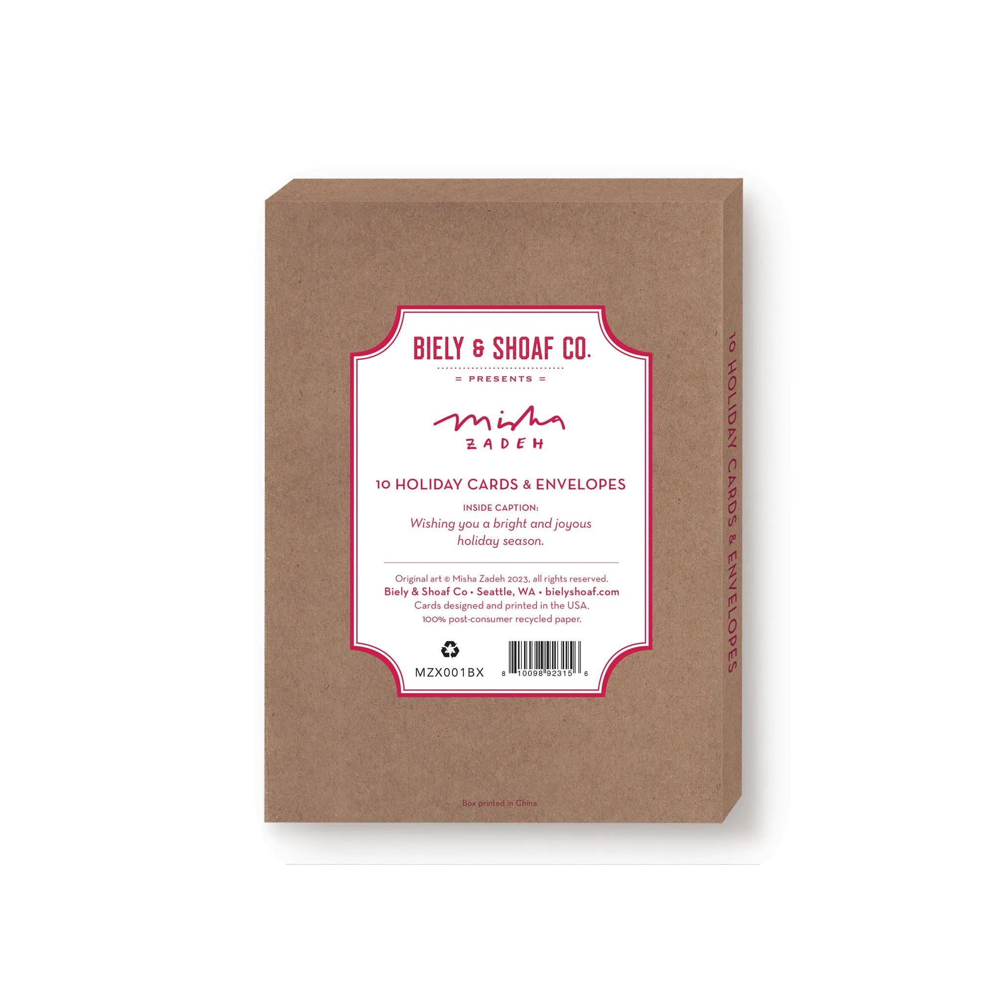New! Leaves & Berries Boxed Holiday Cards
