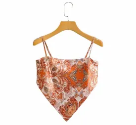 Orange Bandana Tank