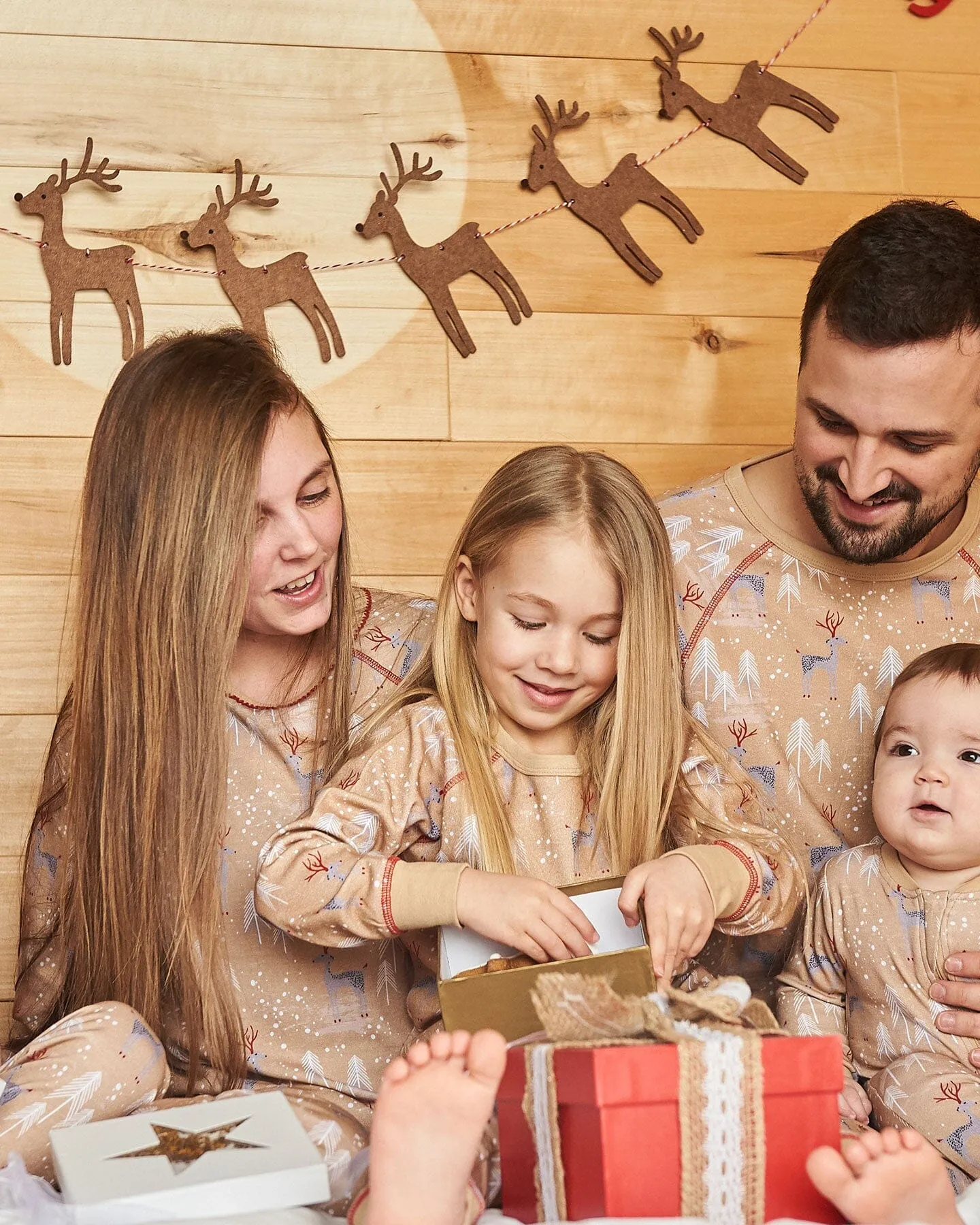 Organic Cotton Baby One Piece Family Christmas Pajama