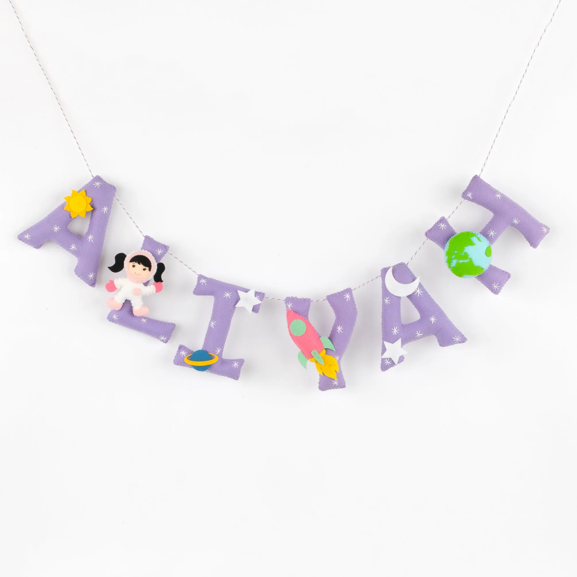 Personalised Space Name Bunting/Garland