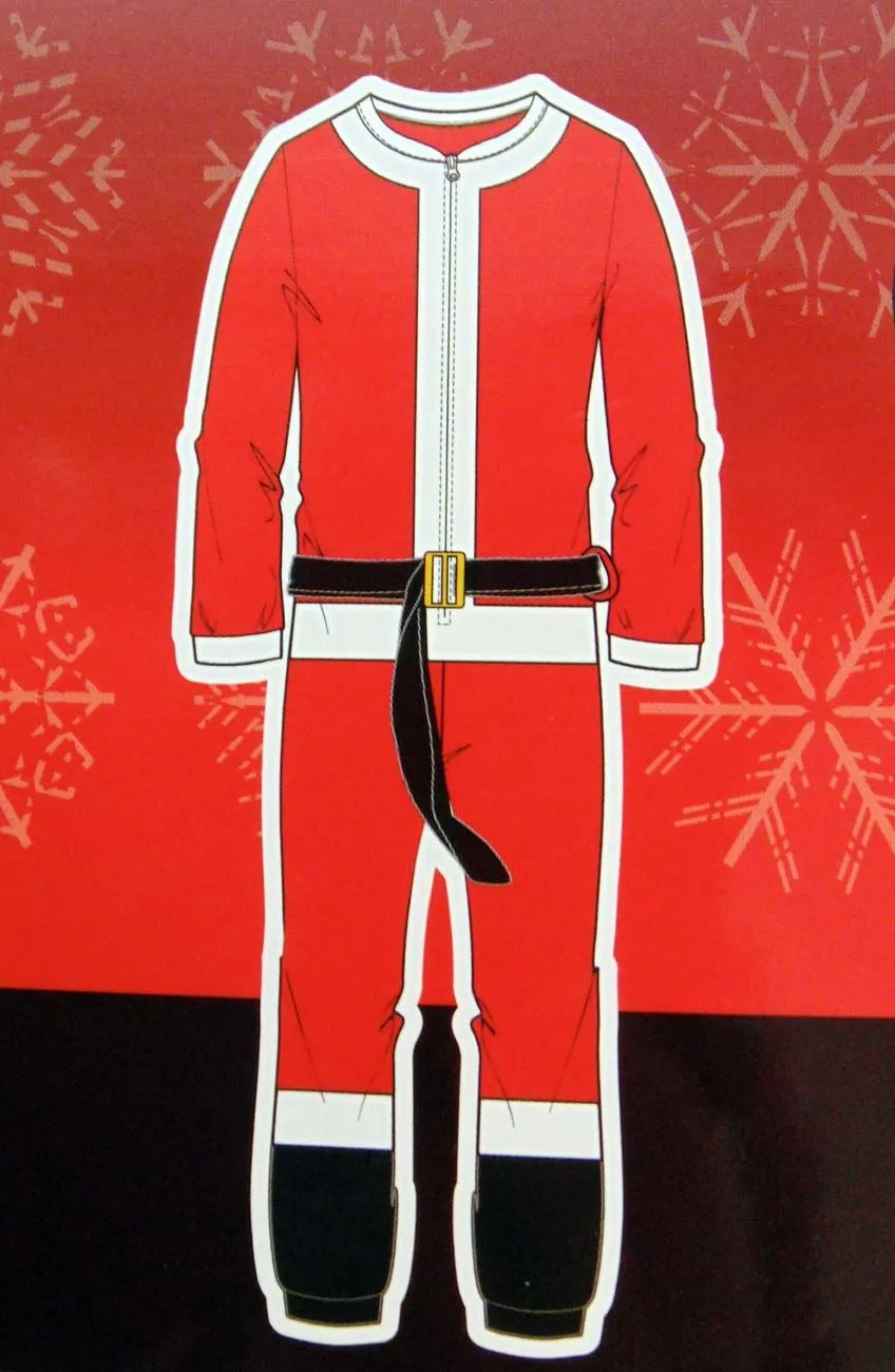 Santa Claus Mens Union Suit adult