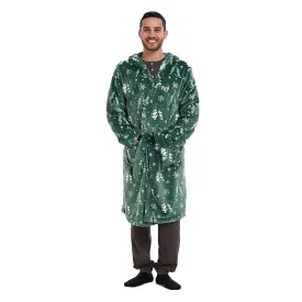 Snuggs Blanket Robe Green Tree Christmas