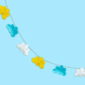 Tiny Snooze Clouds Garland – Blue