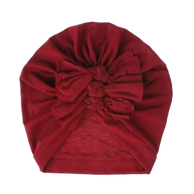 Triple Bow Knot Baby Turban