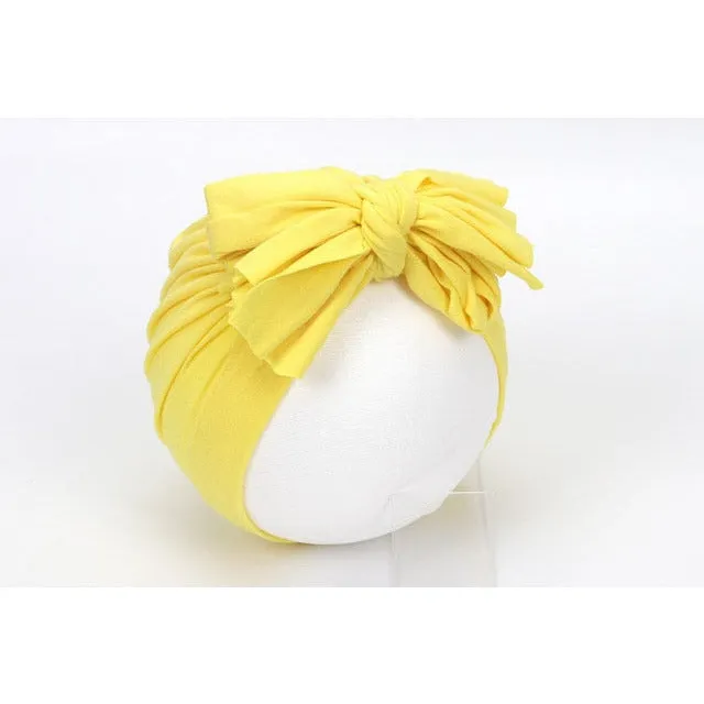 Triple Bow Knot Baby Turban