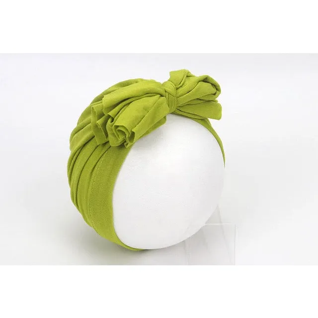 Triple Bow Knot Baby Turban