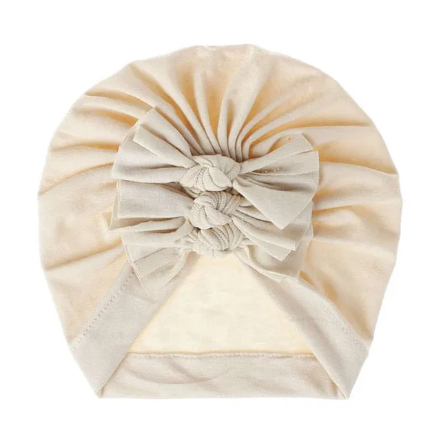 Triple Bow Knot Baby Turban