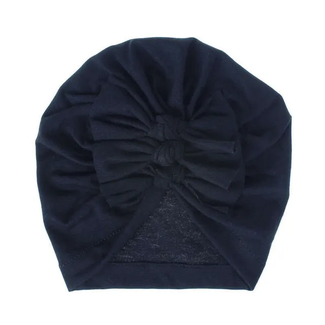 Triple Bow Knot Baby Turban