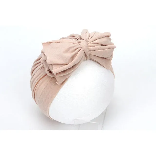 Triple Bow Knot Baby Turban