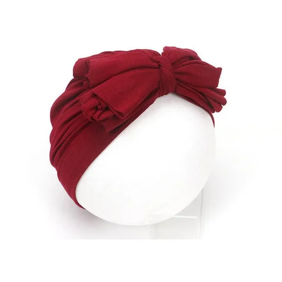 Triple Bow Knot Baby Turban