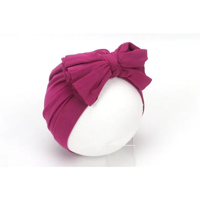 Triple Bow Knot Baby Turban