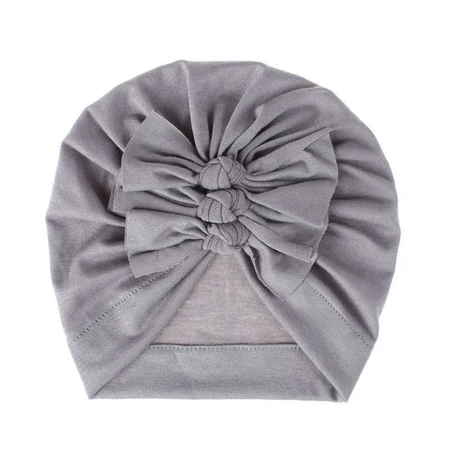 Triple Bow Knot Baby Turban