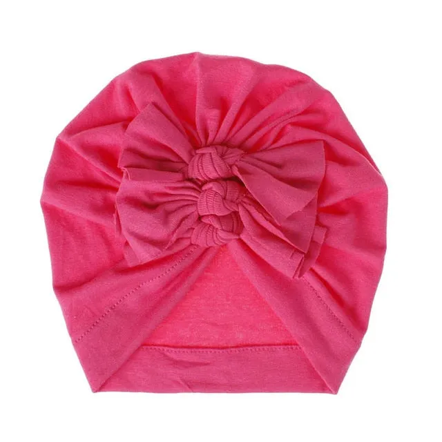 Triple Bow Knot Baby Turban