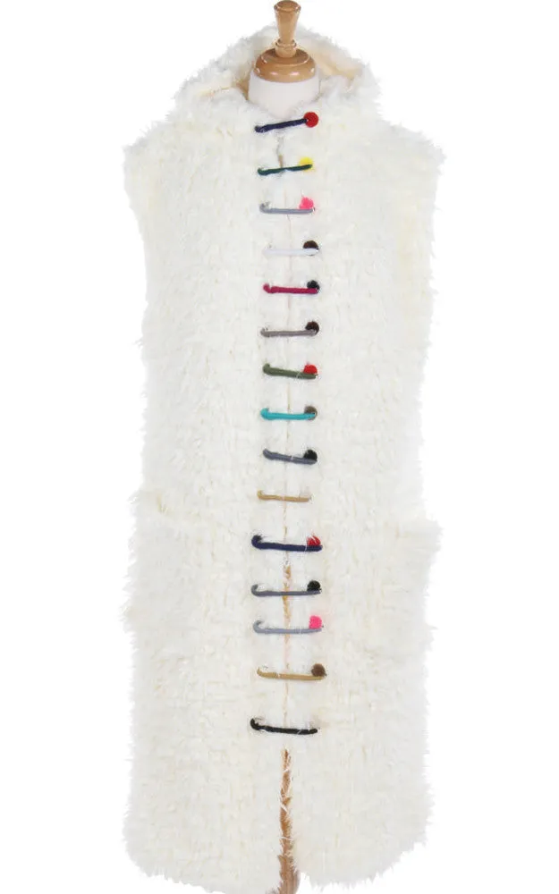 YHP10001 Grey Small Cloth Safety Pin Brooch